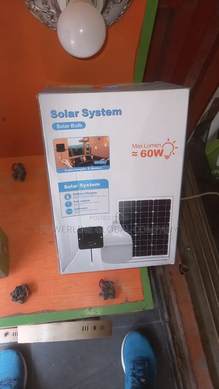 Solar Bulb With Panr