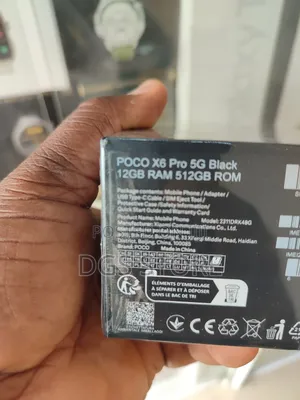 New Xiaomi Poco X6 Pro 512 GB Black