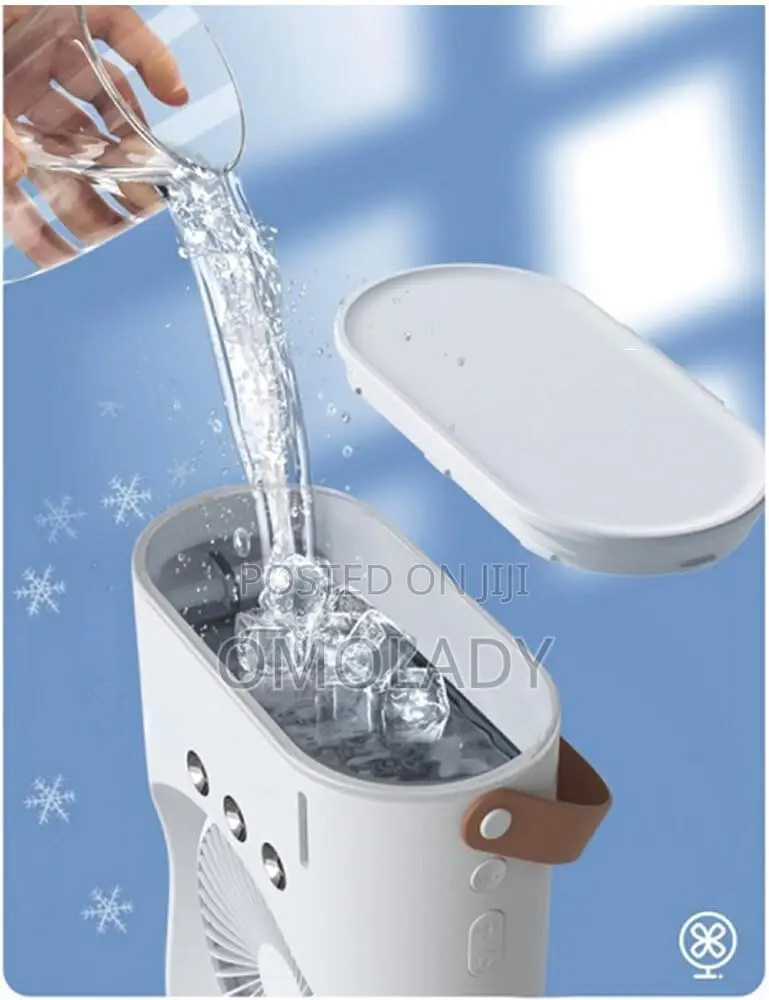 Double Head Rechargeable Air Cooler Fan