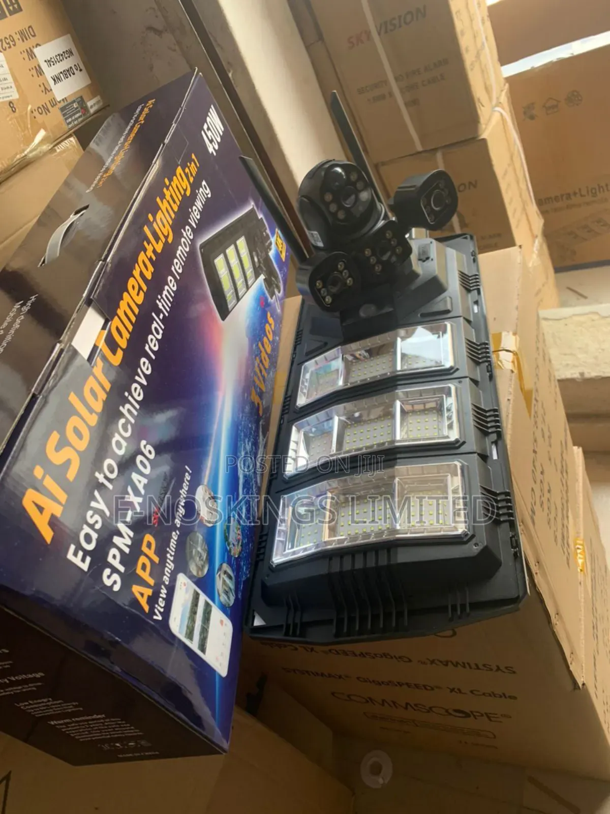 Al Solar Camera Lighting 4 Lens
