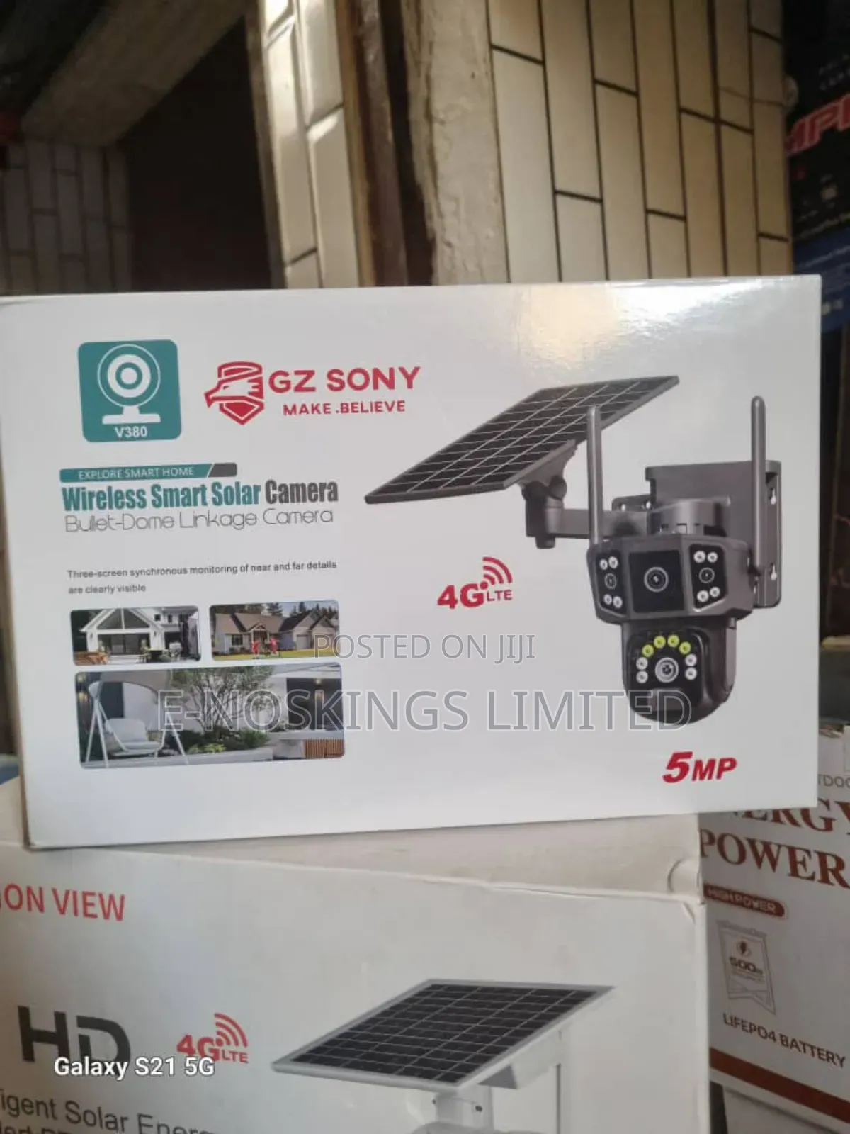 Solar Camera 4 Lens 4g 5mp