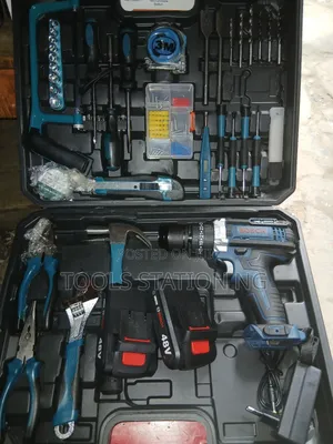 Electrical Tools Box With Cordless Drill
