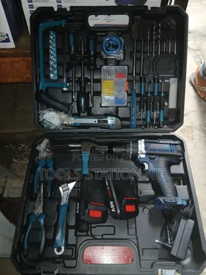 Electrical Tools Box With Cordless Drill