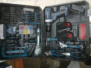 Electrical Tools Box With Cordless Drill