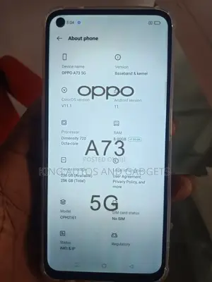 Oppo A73 5G 256 GB Black