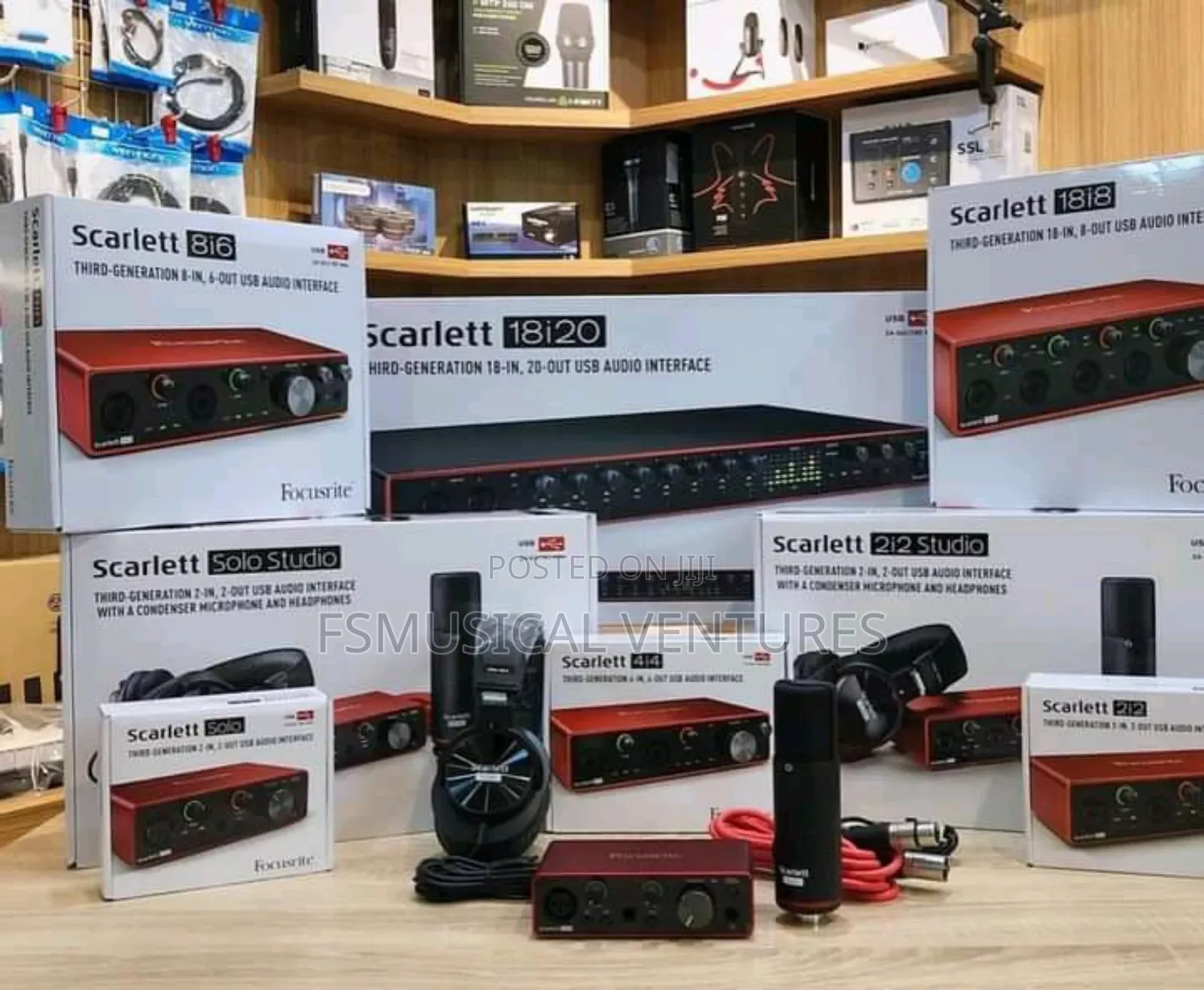 Focusrite Scarlett 2i2 Studio Third Generation Audio Interface