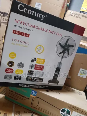 Verified 18" Century Mist Rechargeable Fan