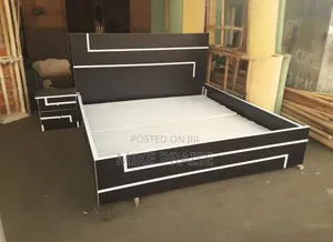 Quality 6 by 6 Bedframe With One Bedside
