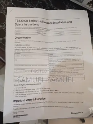 Tektronix Digital Storage Oscilloscope (TBS2000B)