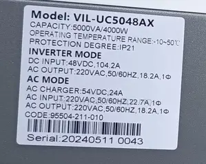5kva/48v Non Hybrid Vil Inverter