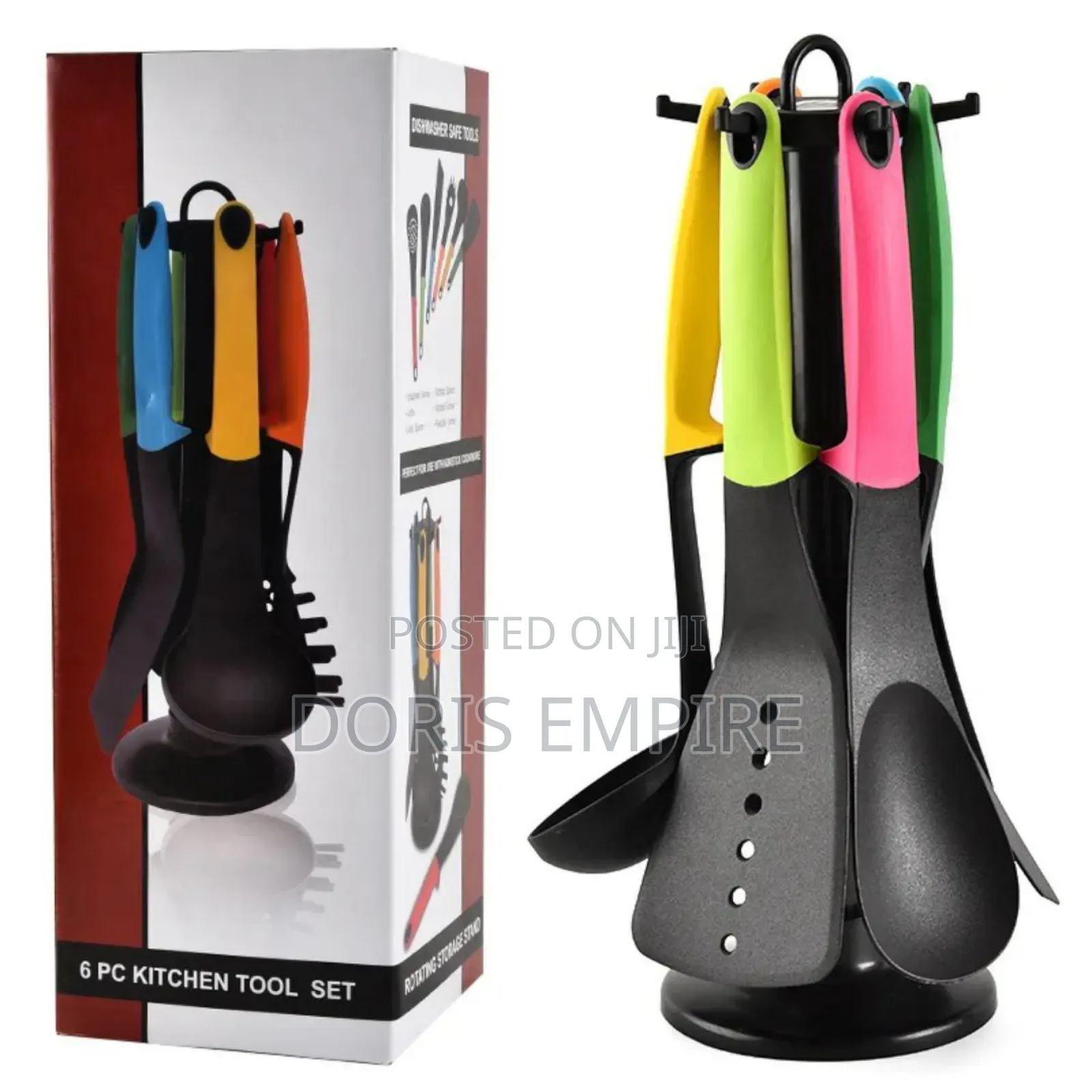 Multi Coloured Non Stick Kitchen Tools Set.