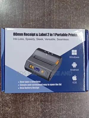 80mm Bluetooth Receipt Printer and Label