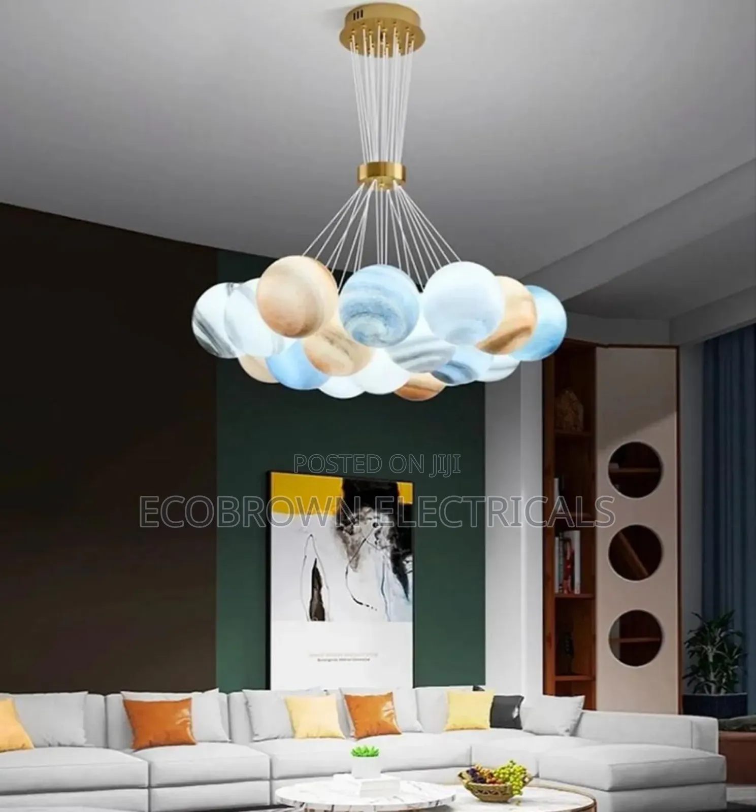 13 Ball Chandelier Fitting Light
