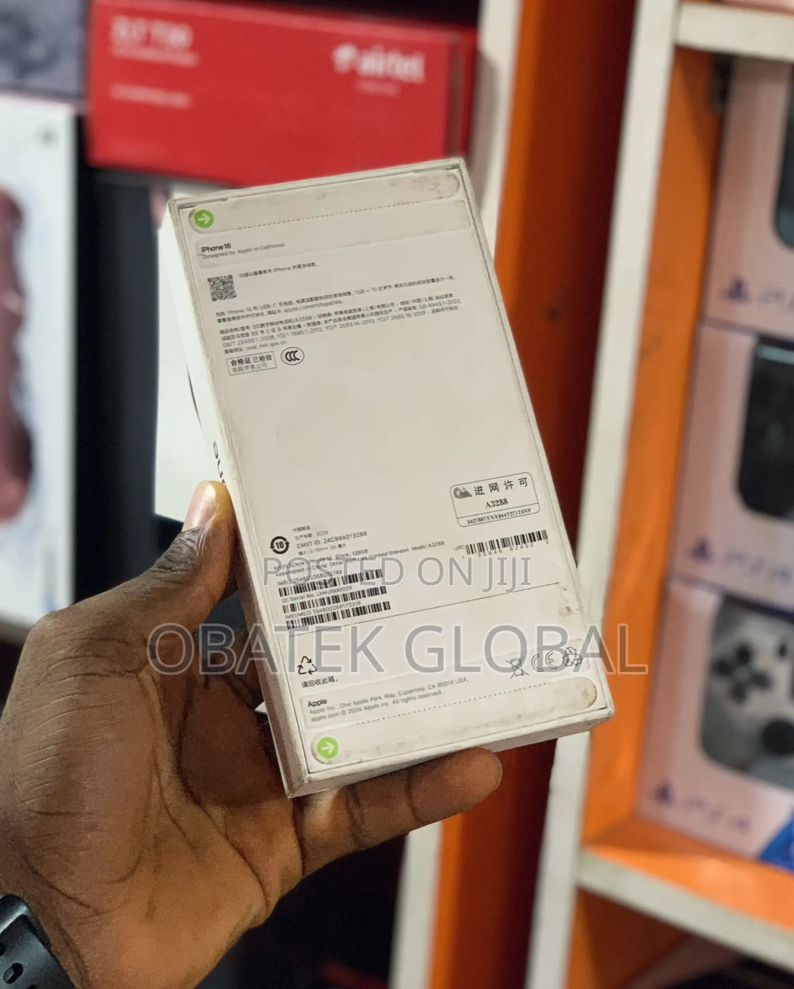 New Apple iPhone 16 128 GB Black
