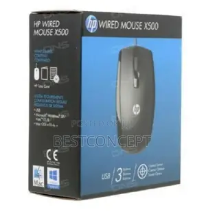 Hp Wired Mouse (Usb) X500