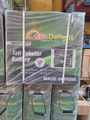 Original SUN DELIGHT 220AH Indian Tall Tubular Battery