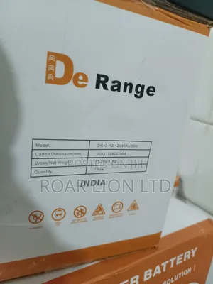 De Range 40ah 12V Dry Cell