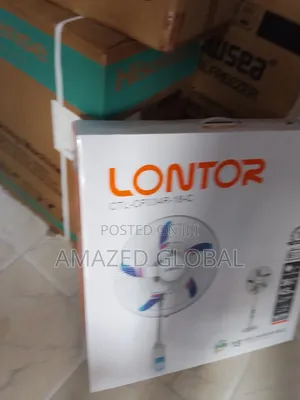 High-Quality Lontor Rechargeable Standing Fan USB Port 18 "