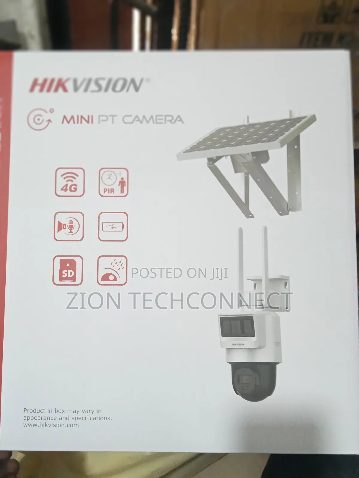 Hikvision Solar Powered Dual Security Pt Camera Setup - 2mp