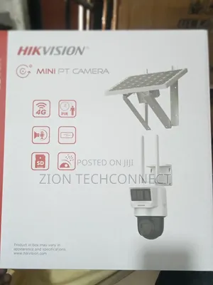 Hikvision Solar Powered Dual Security Pt Camera Setup - 2mp