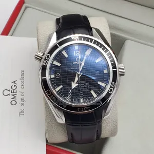 OMEGA Men Leather Watches