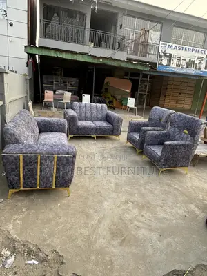 Elegant Homemade Upholstery Fabric Accent Sofa | Chair | Couch Set