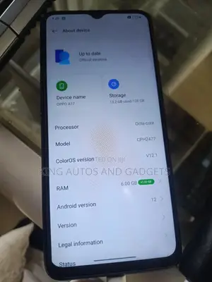 Oppo A17 128 GB Black
