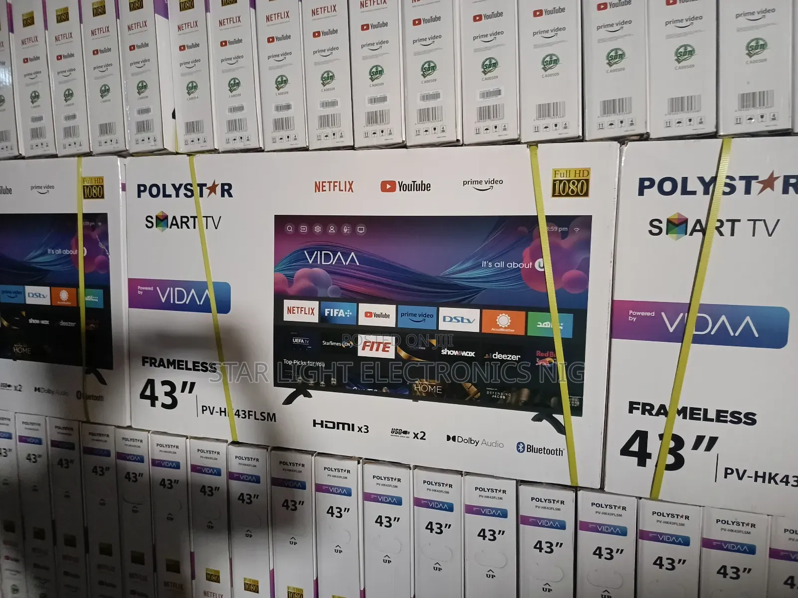 43 Smart Tv With Bluetooth Polystar