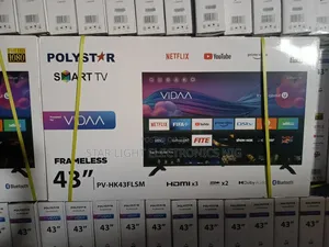 43 Smart Tv With Bluetooth Polystar