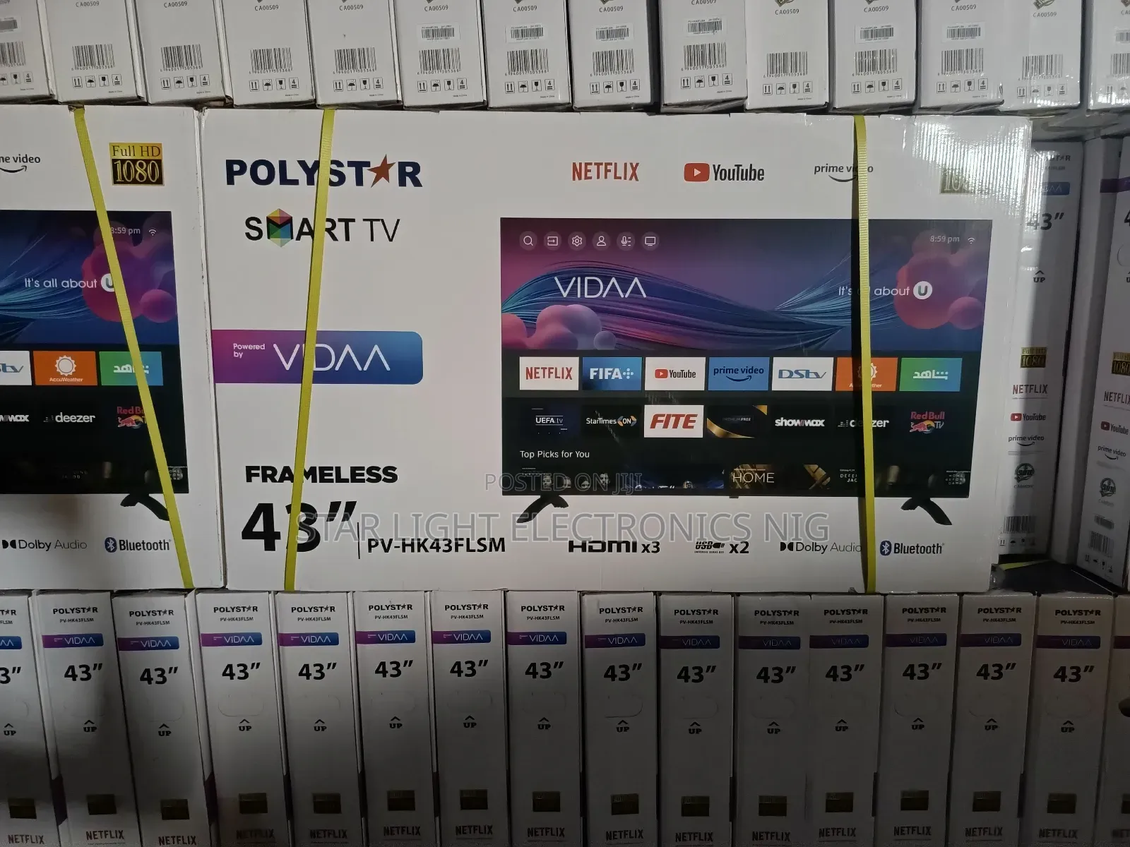 43 Smart Tv With Bluetooth Polystar