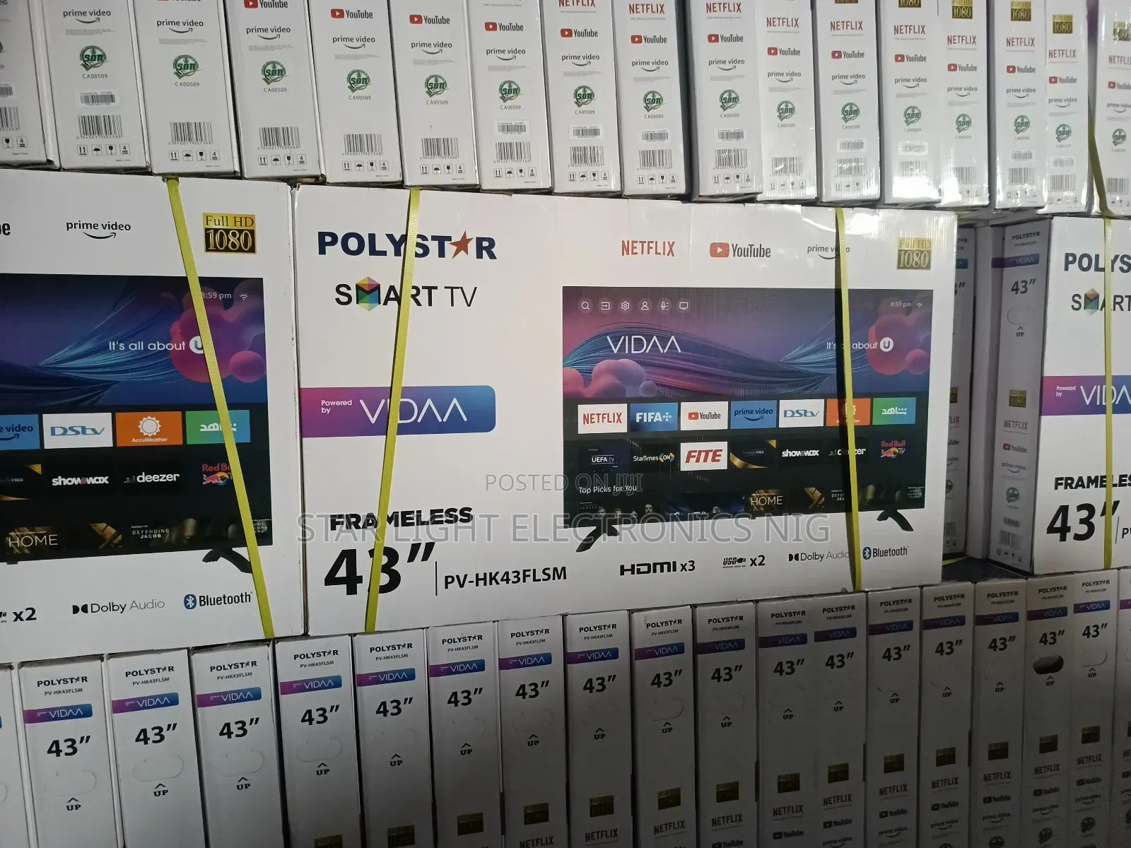 43 Smart Tv With Bluetooth Polystar