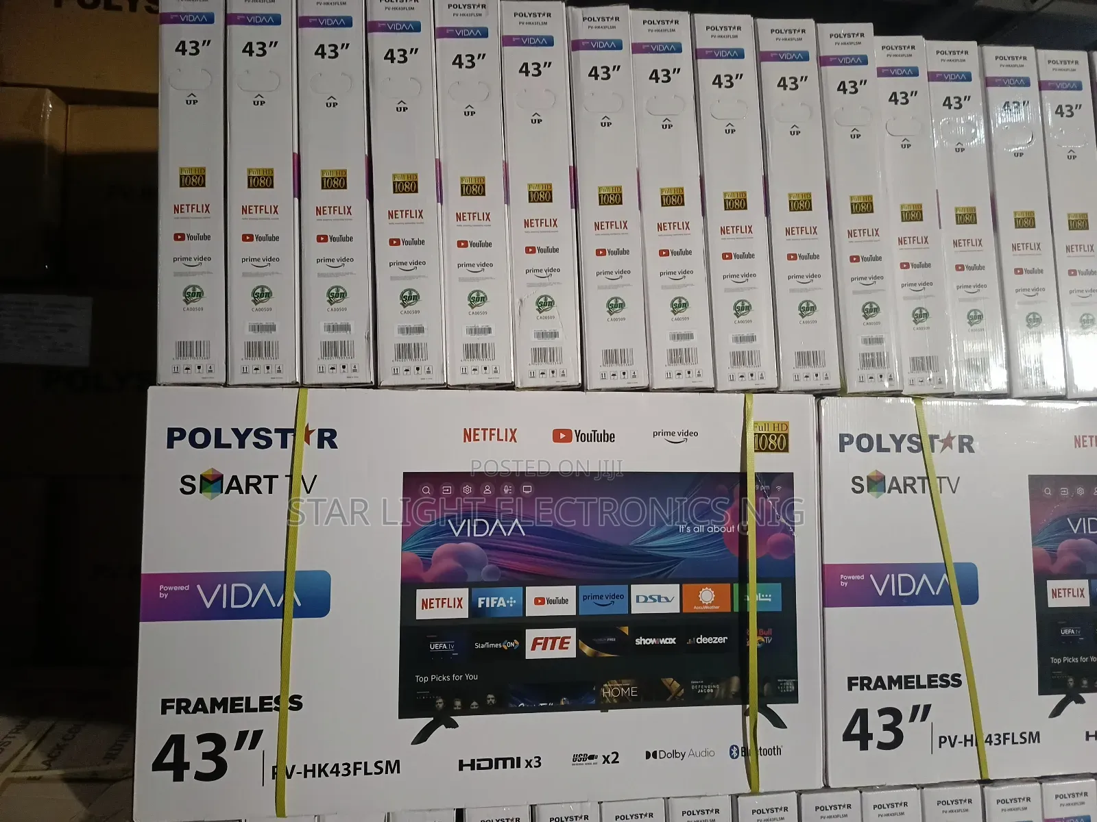 43 Smart Tv With Bluetooth Polystar