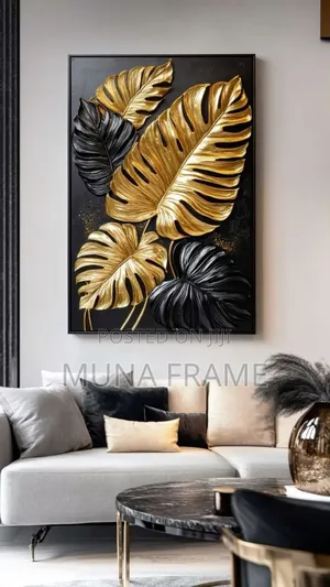 New Flower Leaf  Wall Art Canvas Print