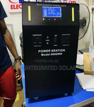 5kva Lifepo4 Lithium Battery Solar Generator