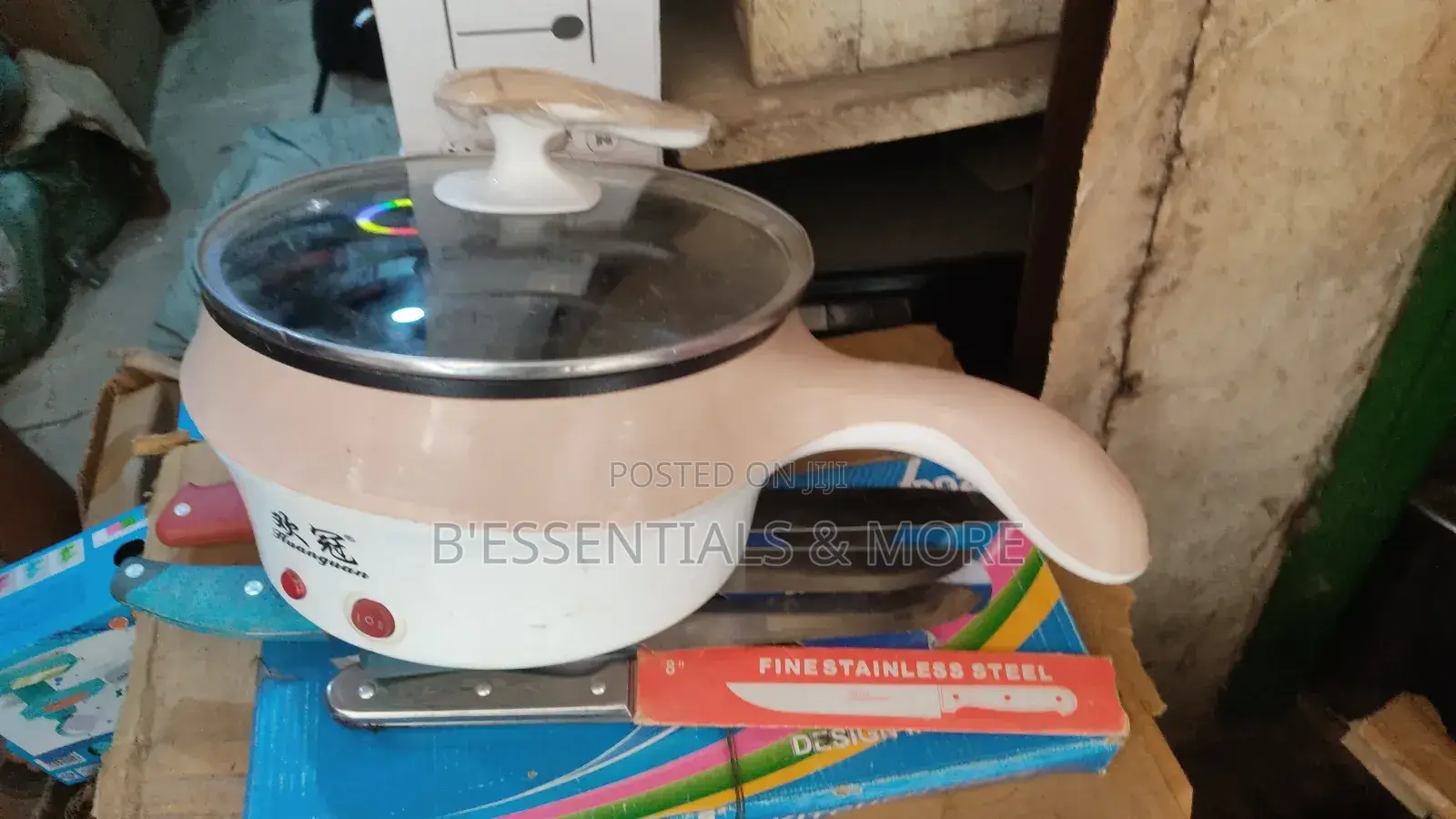 Electric Cooking Pot With Steamer