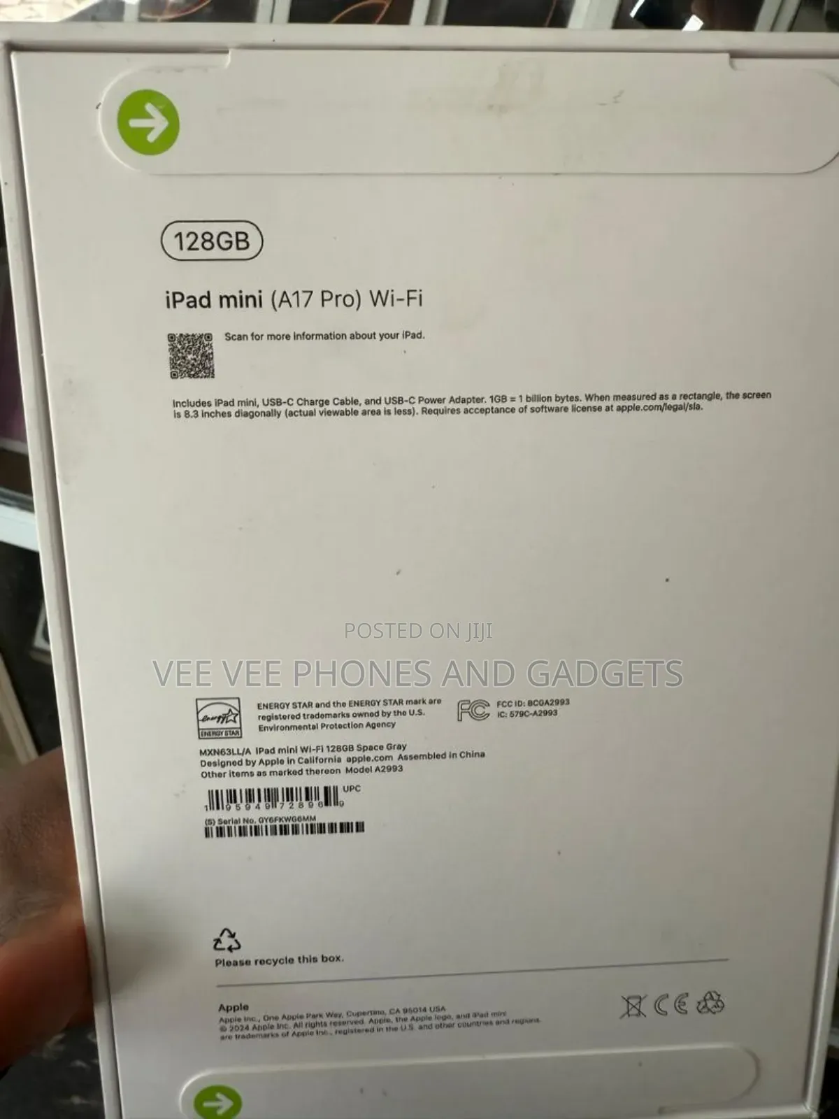 New Apple iPad mini (2024) 128 GB