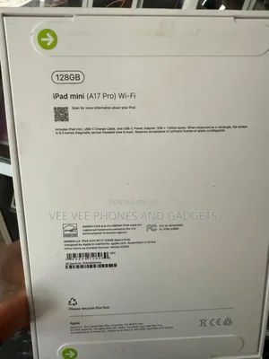 New Apple iPad mini (2024) 128 GB