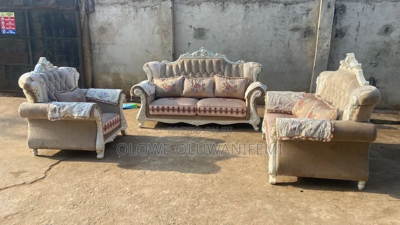 Fabric Imported Sofa Chair Set