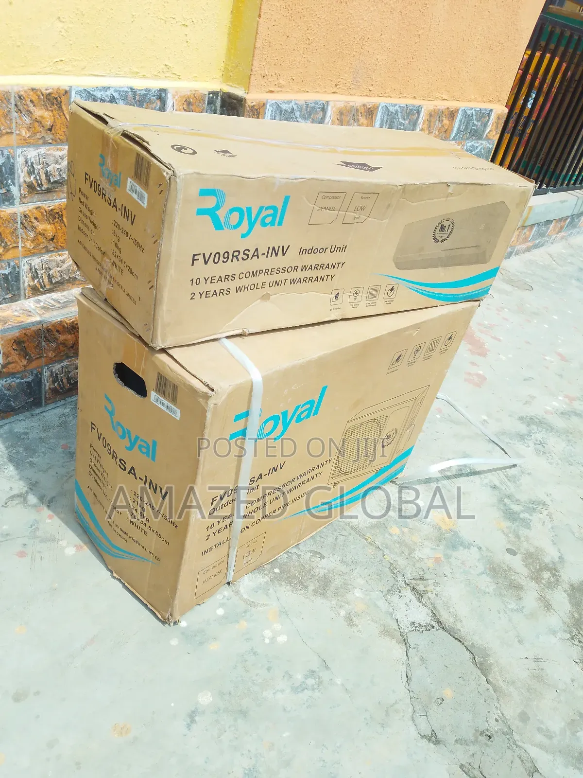 Very- Efficient 1hp Split Royal Inverter AC -White