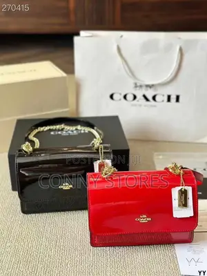 High Quality Coach Patent Leather Luxury Female Handbag