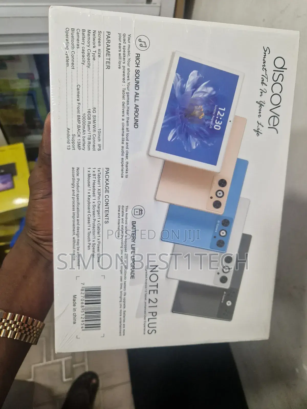 New Discover Note 21 Plus 1 TB Blue