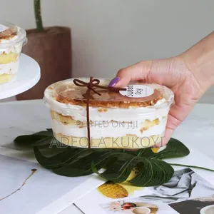 Oval Deli Parfait Container - 1000pcs