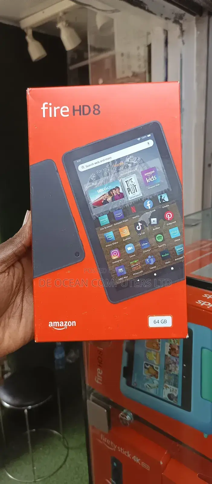New Amazon Fire HD 8 64 GB Blue