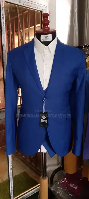 Demorgan Single Breat, Double Button Suit