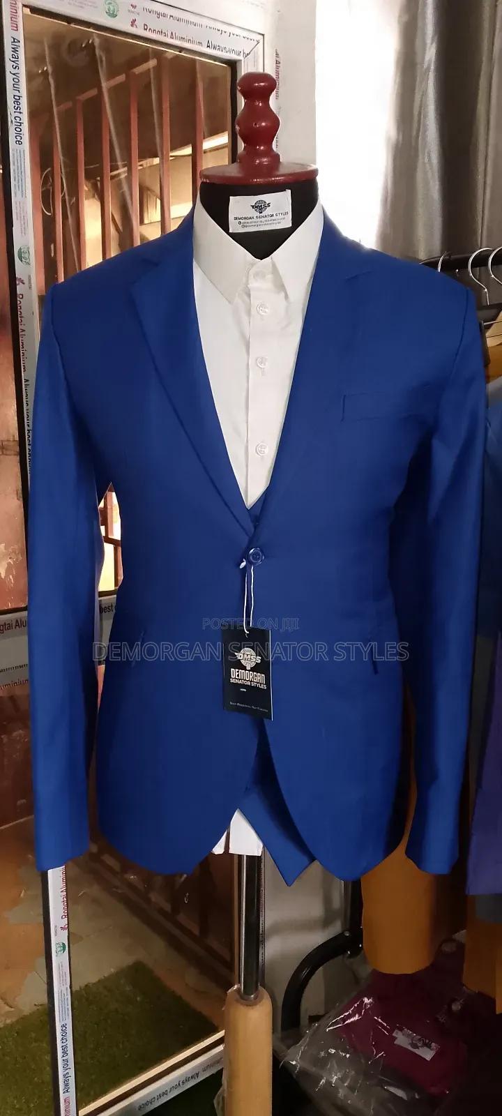 Demorgan Single Breat, Double Button Suit