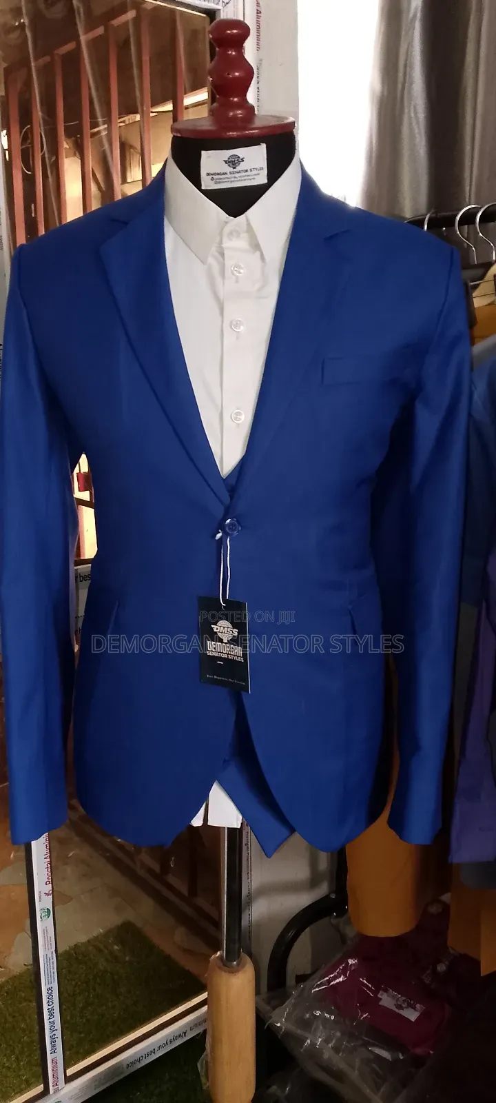Demorgan Single Breat, Double Button Suit