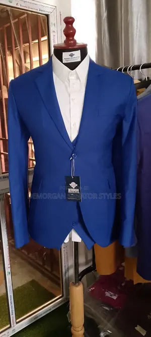 Demorgan Single Breat, Double Button Suit