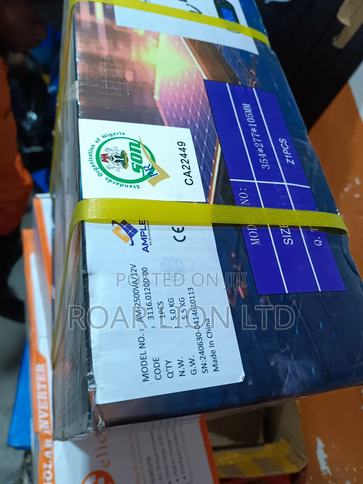 Amplec 2.5kva 12V Hybrid Inverter