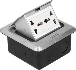 Pop Up Floor Box With Single Twin Socket