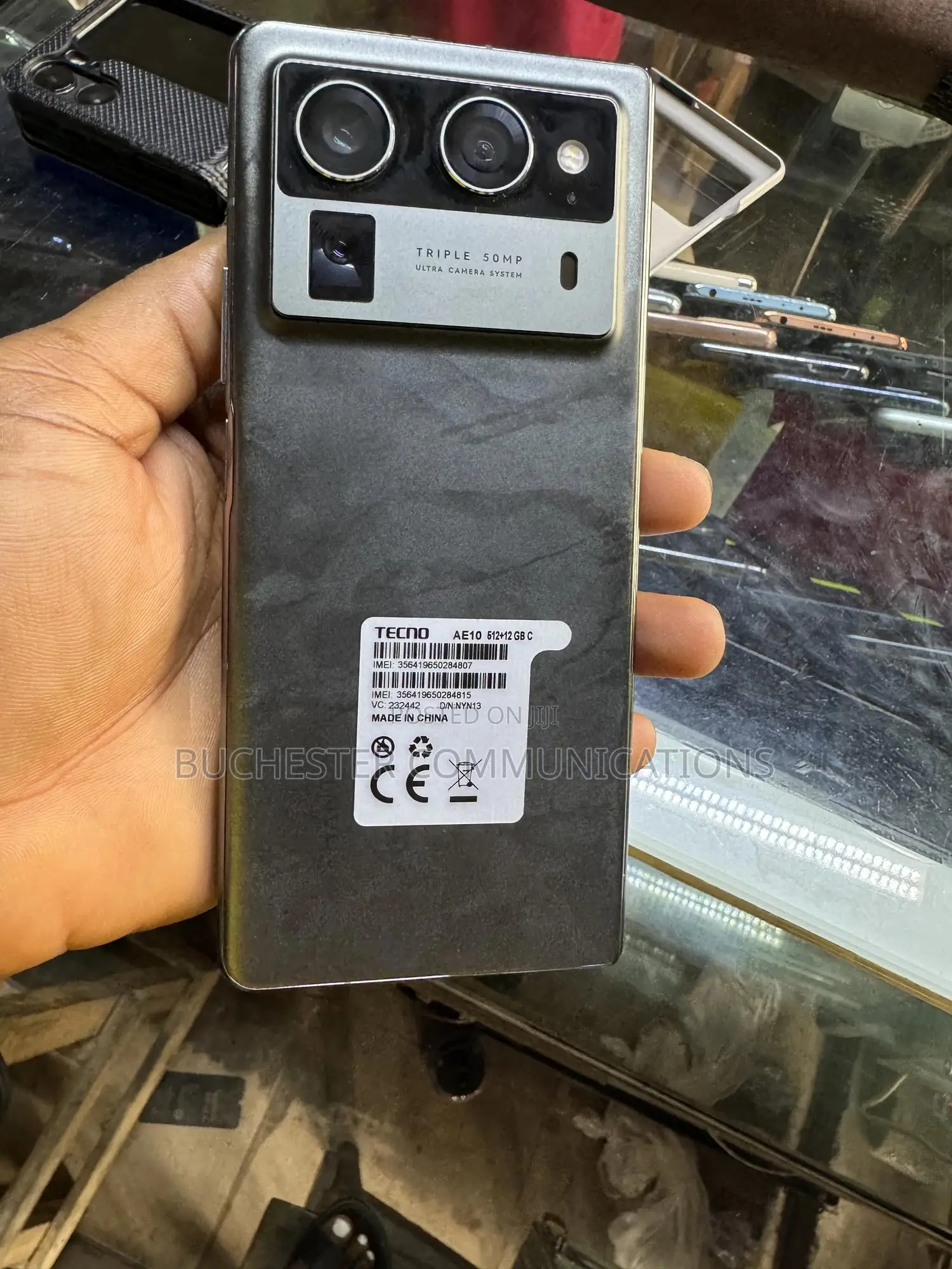 Tecno Phantom V Flip2 5G 256 GB Black